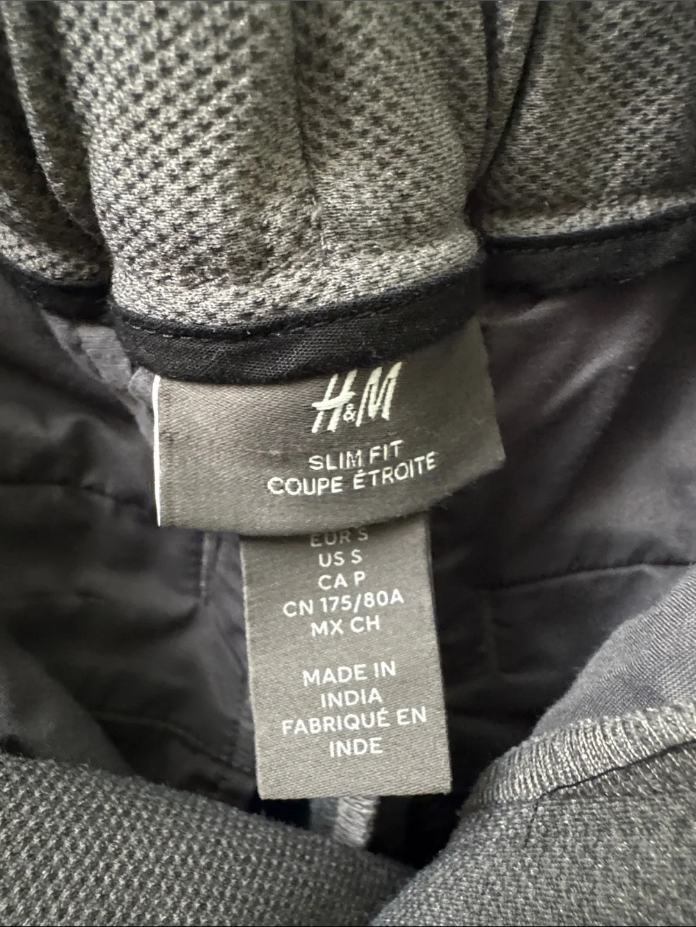 H&M Charcoal Gray Cargo Jogger Pants